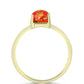 Inel din Argint 925 Placat cu Aur ( 1.7 grame ) cu Turcoaz Mohave 1.36 Carate