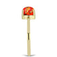Inel din Argint 925 Placat cu Aur ( 1.7 grame ) cu Turcoaz Mohave 1.36 Carate