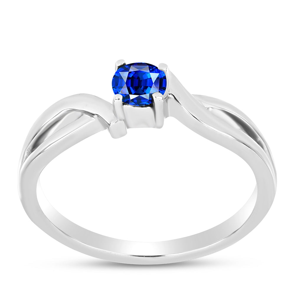 Inel din Argint 925 ( 2.28 grame ) cu Safir Albastru Australian 0.39 Carate