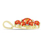 Pandantiv din Argint 925 Placat cu Aur ( 1.36 grame ) cu Turcoaz Mohave și Topaz Alb 1.57 Carate