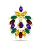 Pandantiv din Argint 925 Placat cu Aur ( 2.56 grame ) cu Ametist Marocan și Citrin Ural 2.11 Carate