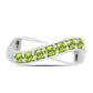 Inel din Argint 925 ( 3.51 grame ) cu Peridot Changbai 0.52 Carate