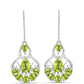 Cercei din Argint 925 ( 3.93 grame ) cu Peridot Changbai 3.49 Carate