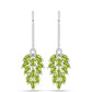 Cercei din Argint 925 ( 2.84 grame ) cu Peridot Changbai 1.93 Carate