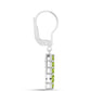 Cercei din Argint 925 ( 2.84 grame ) cu Peridot Changbai 1.93 Carate