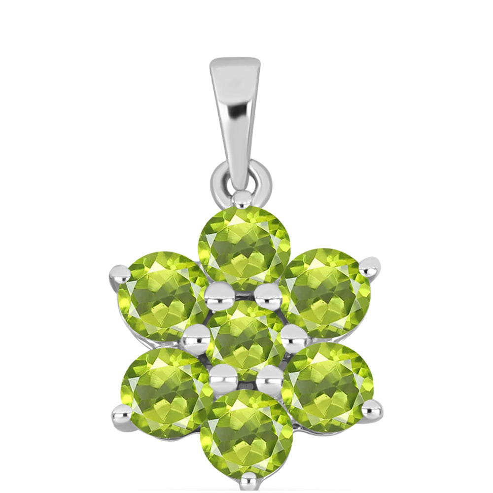 Pandantiv din Argint 925 ( 0.96 grame ) cu Peridot Changbai 1.98 Carate