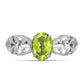 Inel din Argint 925 ( 1.75 grame ) cu Peridot Changbai 1.15 Carate