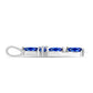 Cruce Pandantiv din Argint 925 ( 0.92 grame ) cu Safir Albastru Australian și Topaz Alb 1.03 Carate