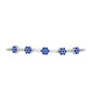 Brățară din Argint 925 ( 8.14 grame ) cu Safir Albastru Australian 1.88 Carate