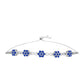 Brățară din Argint 925 ( 8.14 grame ) cu Safir Albastru Australian 1.88 Carate