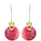 Cercei din Argint 925 Placat cu Aur ( 1.94 grame ) cu Thulit 11.26 Carate