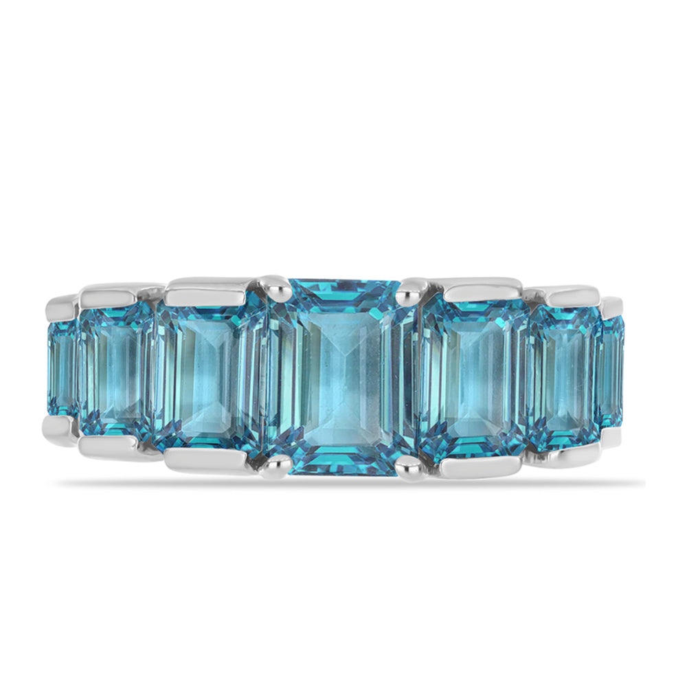 Inel din Argint 925 ( 4.22 grame ) cu Topaz Swiss Blue 6 Carate