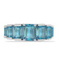 Inel din Argint 925 ( 4.22 grame ) cu Topaz Swiss Blue 6 Carate
