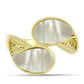Inel din Argint 925 Placat cu Aur ( 4.12 grame ) cu Sidef 5.83 Carate