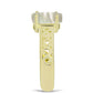 Inel din Argint 925 Placat cu Aur ( 2.93 grame ) cu Sidef 1.71 Carate