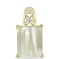 Pandantiv din Argint 925 Placat cu Aur ( 1.1 grame ) cu Sidef și Topaz Alb 3.96 Carate