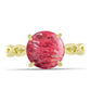 Inel din Argint 925 Placat cu Aur ( 2.57 grame ) cu Thulit 4.55 Carate