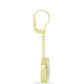 Cercei din Argint 925 Placat cu Aur ( 4.2 grame ) cu Sidef 8.34 Carate