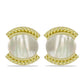 Cercei din Argint 925 Placat cu Aur ( 4.44 grame ) cu Sidef 4.29 Carate