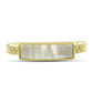 Inel din Argint 925 Placat cu Aur ( 2.27 grame ) cu Sidef 1.77 Carate