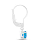 Cercei din Argint 925 ( 1.32 grame ) cu Opal Albastru Etiopian Paraiba 0.43 Carate
