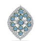 Inel din Argint 925 ( 6.13 grame ) cu Gullgruvene Labradorit 4.92 Carate