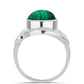 Inel din Argint 925 ( 5.41 grame ) cu Malachit 5.79 Carate