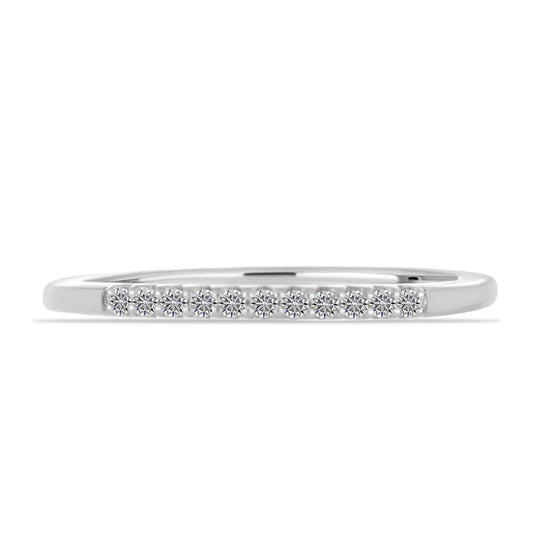 Inel din Argint 925 ( 1.34 grame ) cu Diamant Alb 0.08 Carate