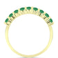 Inel din Argint 925 Placat cu Aur ( 1.81 grame ) cu Smarald Brazilian 0.66 Carate