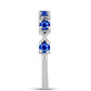 Inel din Argint 925 ( 2.13 grame ) cu Safir Albastru Australian 0.89 Carate