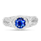Inel din Argint 925 ( 3.25 grame ) cu Safir Albastru Australian 1.08 Carate
