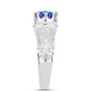 Inel din Argint 925 ( 3.25 grame ) cu Safir Albastru Australian 1.08 Carate