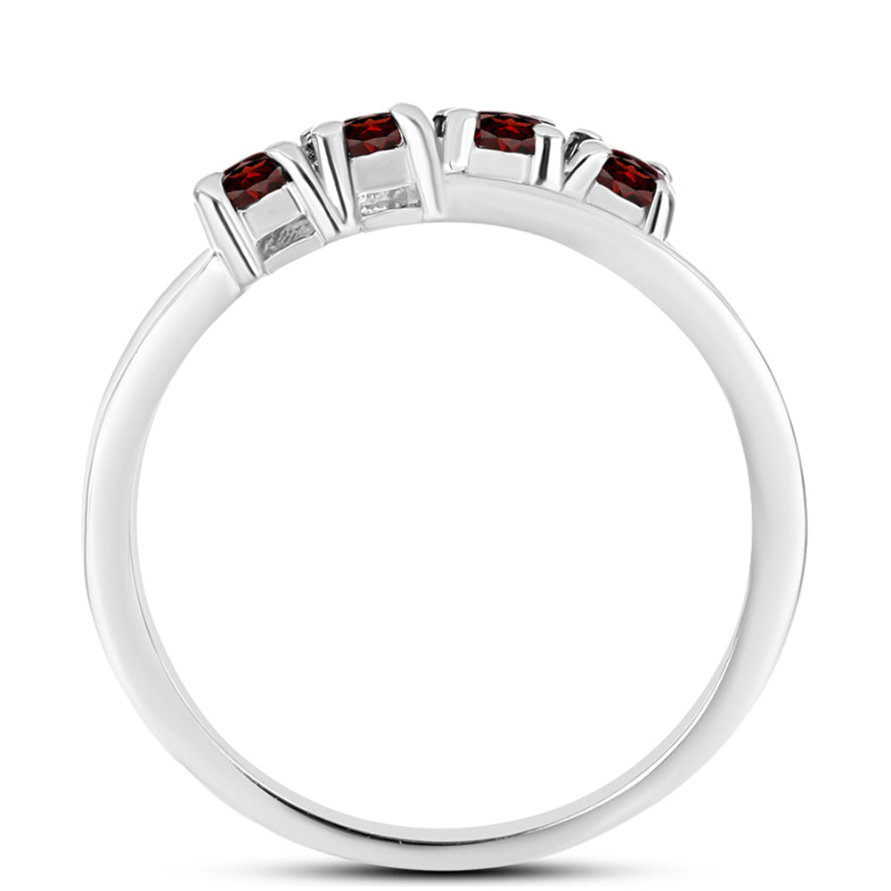 Inel din Argint 925 ( 2.06 grame ) cu Granat Barton 0.96 Carate 2 