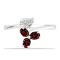 Inel din Argint 925 ( 2.35 grame ) cu Granat Barton 0.67 Carate