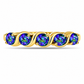Inel din Argint 925 Placat cu Aur ( 1.8 grame ) cu Topaz Mistic 0.7 Carate