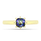 Inel din Argint 925 Placat cu Aur ( 2.42 grame ) cu Topaz Mistic 0.82 Carate