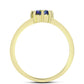 Inel din Argint 925 Placat cu Aur ( 2.42 grame ) cu Topaz Mistic 0.82 Carate