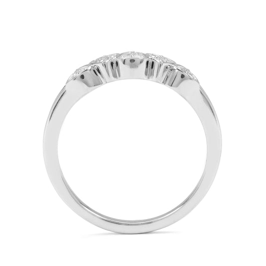 Inel din Argint 925 ( 1.58 grame ) cu Diamant Alb 0.08 Carate