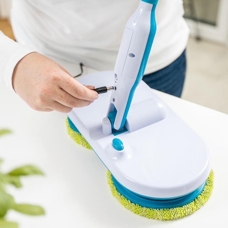 Hurricane Floating Mop – Mop rotativ electric, alimentat cu baterii 3 