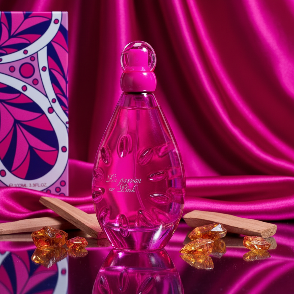 100 ml Parfum EDP LA PASSION EN PINK Parfum cu Arome Florale - Fructate pentru Femei 2 