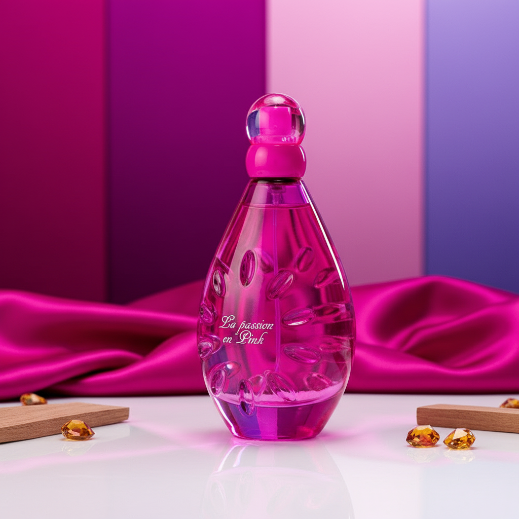 100 ml Parfum EDP LA PASSION EN PINK Parfum cu Arome Florale - Fructate pentru Femei