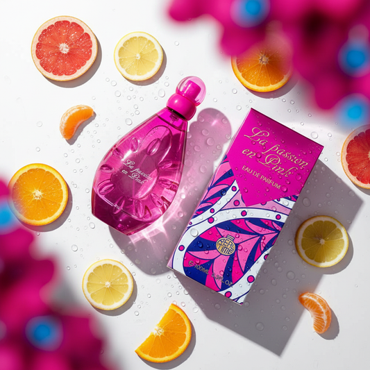 100 ml Parfum EDP LA PASSION EN PINK Parfum cu Arome Florale - Fructate pentru Femei