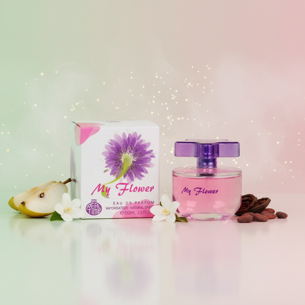 100 ml Parfum EDP "My Flower" cu Arome Floral-Picante penru Femei 3 