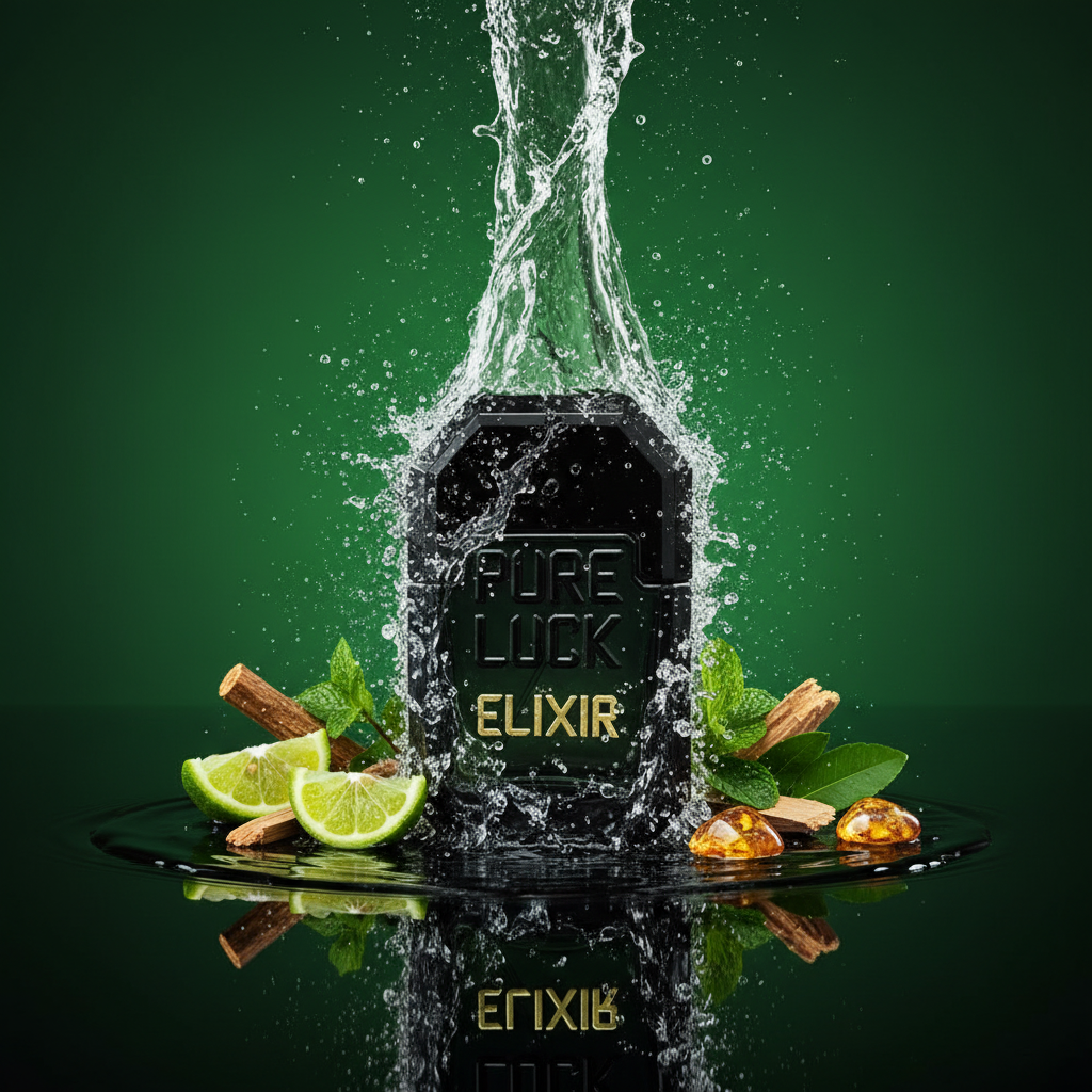 EDT 100ml "Pure Luck Elixir" – arome lemnos-aromatice