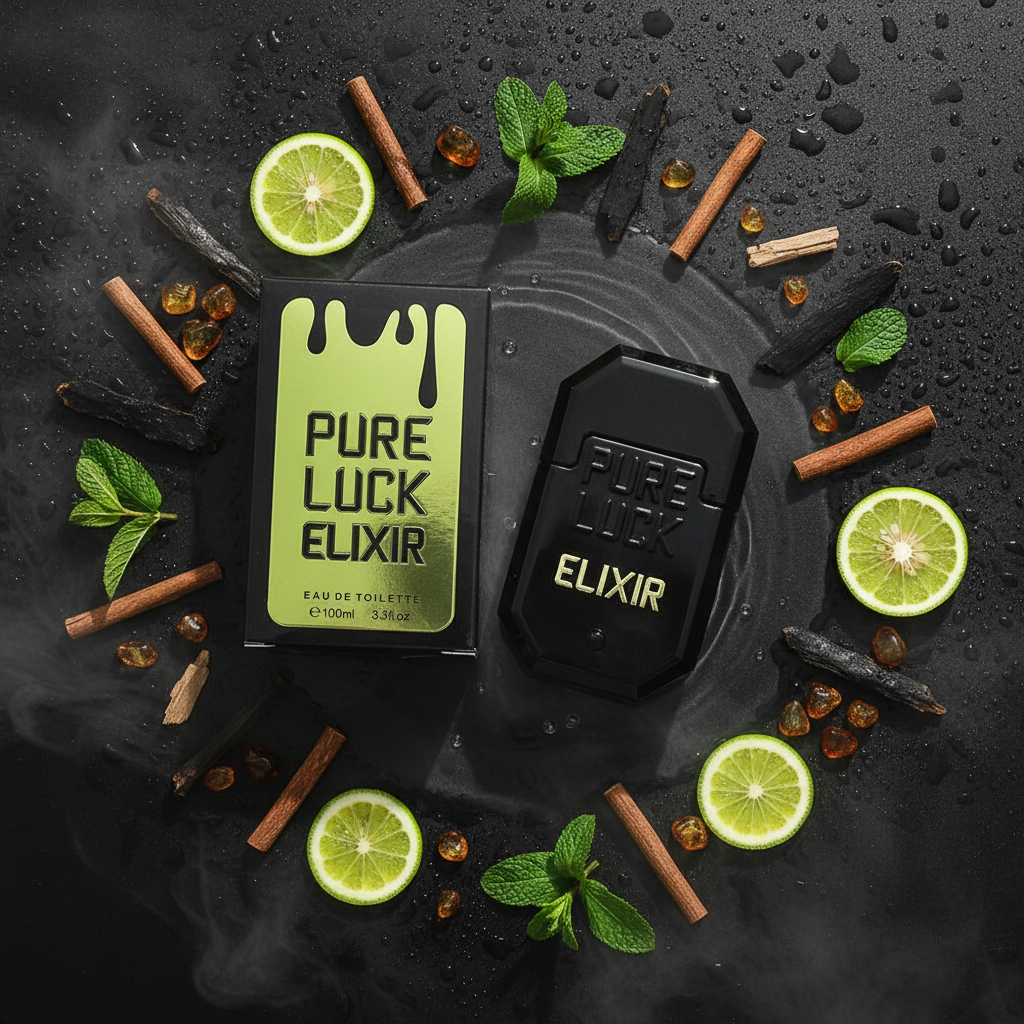 EDT 100ml "Pure Luck Elixir" – arome lemnos-aromatice