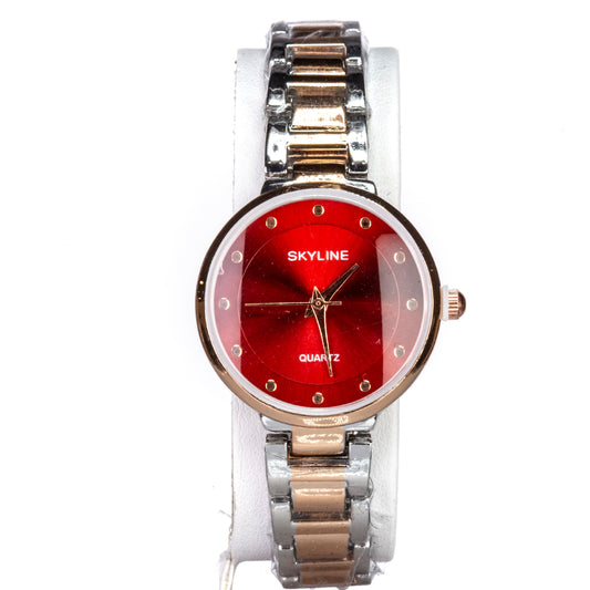 din Aliaj Placat cu Aur cu Cristal Roșu Emporia®