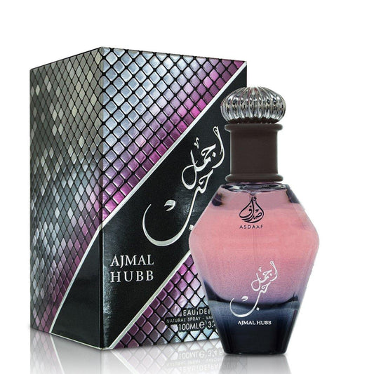 100 ml Eau de Parfum Asdaaf Ajmal Hubb cu Arome  lemnoase și Iasomie pentru Femei - Bijuterii TV
