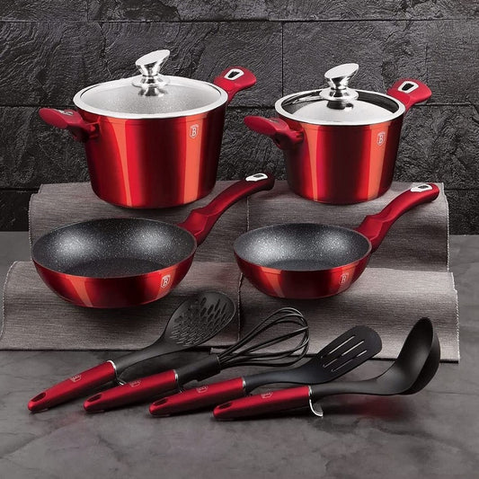 Set de Vase Berlinger Haus 10 piese, Burgundia