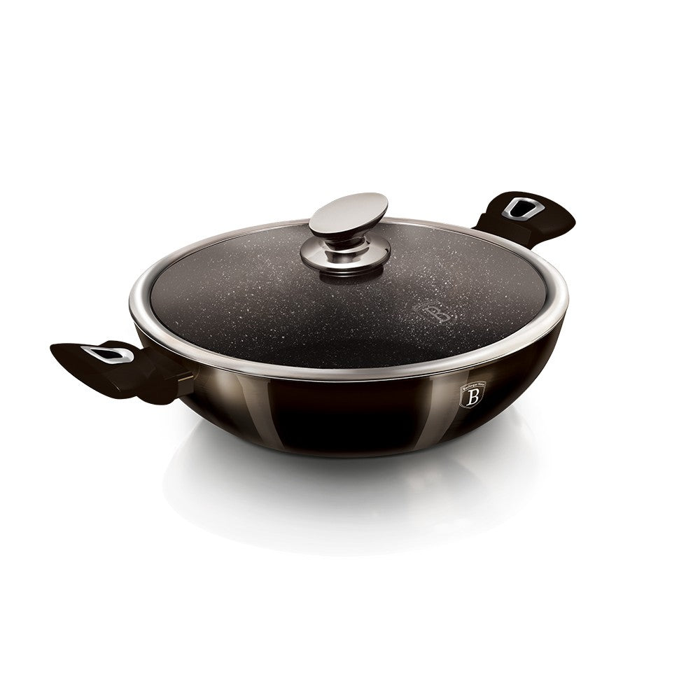 Wok cu capac, 30 cm