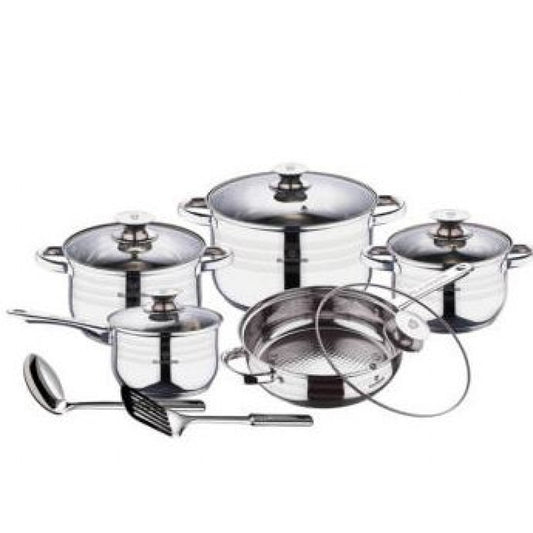 Set de vase de gătit din oțel inoxidabil de 10 piese Blaumann